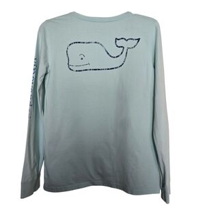 Vineyard Vines Womens  Blue Whale Long Sleeve T Shirt